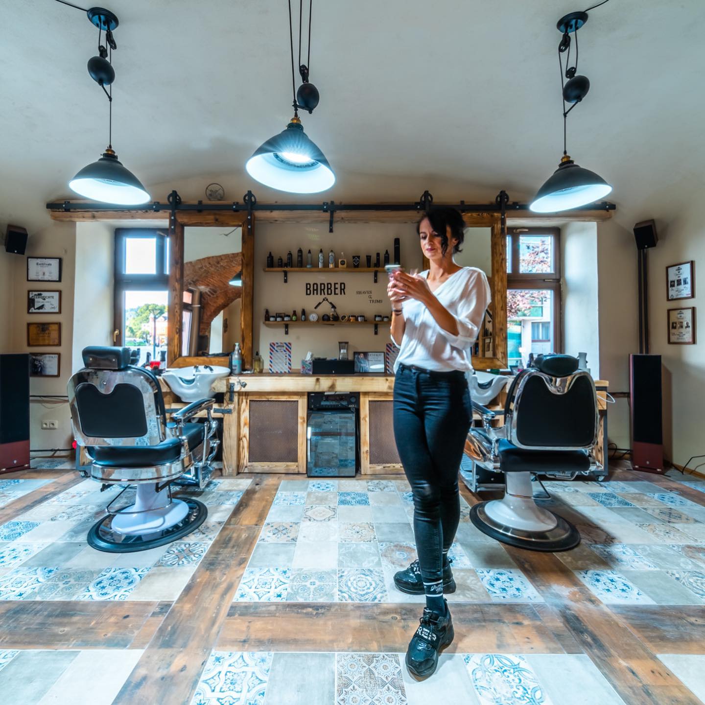 Barbershop Nela - Interiér