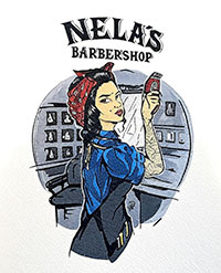 Barbershop Nela Logo